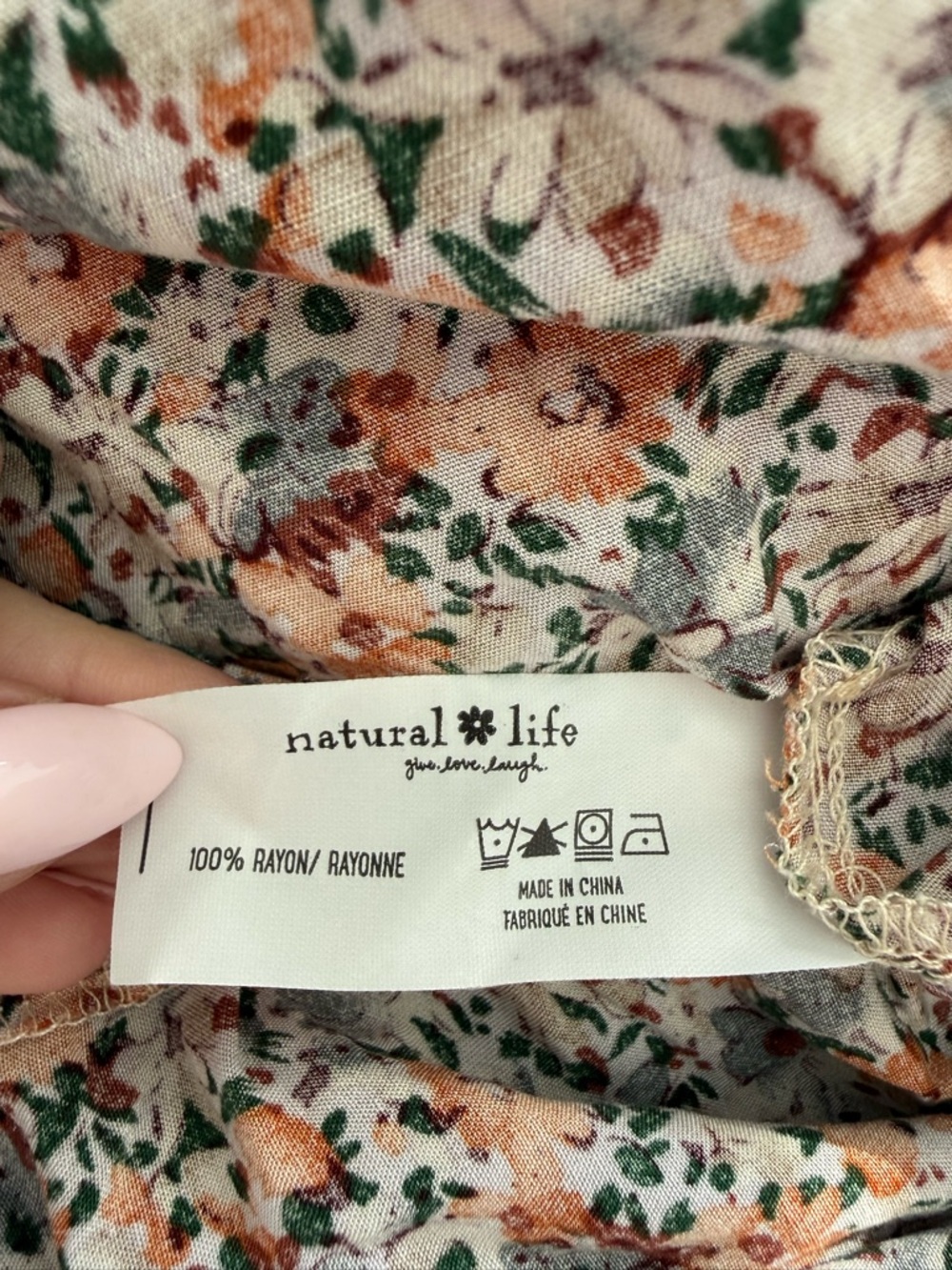 NATURAL LIFE Blue and Multi Colored Floral Tiered Maxi Dress - Picture 9 of 10